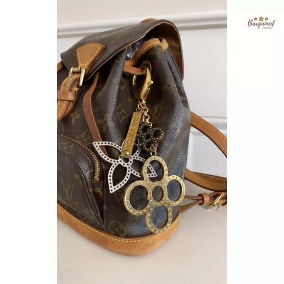 Authentic LOUIS VUITTON Goldtone Tapage Key Holder And Bag Charm - CK0172 - Picture 4 of 8